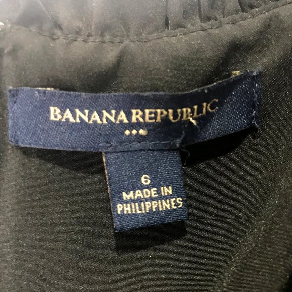 Banana Republic Woman’s Dress sz 6 Sheath Career Fully Black Wool Blend - Picture 8 of 8